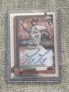 2025 Topps Chrome Baseball Gordon Graceffo RC Rookie Autogramm Auto #RA-GG - Bild 1 von 2