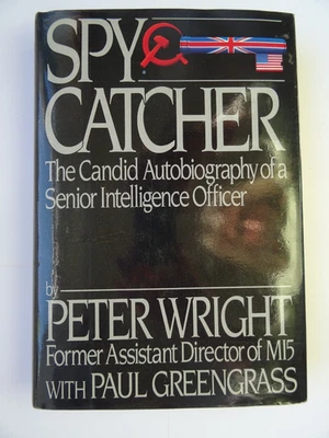 Spycatcher by Peter Wright, 1987 1st ed/1ST  William Heinemann Australia (banned - Image 1 of 4