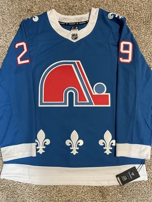 Colorado Avalanche 30th Anniversary (Nordiques) MacKINNON Premium Jersey SIZE 50 - Изображение 1 из 4