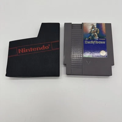 Deadly Towers (Nintendo NES) GAME CARTRIDGE And Sleeve ONLY - 5 SCREW* - Image 1 of 3