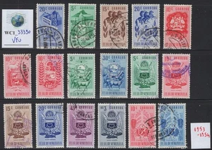 WC1_33390 VENEZUELA. Schönes Lot von Briefmarken 1953-54. Gebraucht - Bild 1 von 1