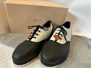 Nuevo zapato de baile Bloch para mujer Chloé and Maud talla 7 m, negro/blanco - Imagen 1 de 9