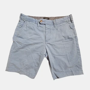 Ted Baker London Mens Flat Front Chino Golf Shorts 32R/9 Cotton Blend Preppy - Bild 1 von 10