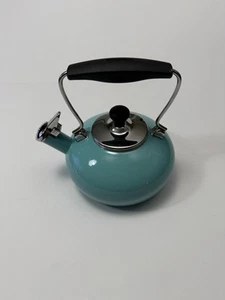 Chantal Classic 1.8qt Stovetop Tea Kettle Turquoise Whistling Teapot Cool Touch - Picture 1 of 10