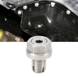 Piggyback Oil Drain Plug Oversize Perfect Fit Self Tapping Oil Pan Thread Repair - Picture 1 of 12