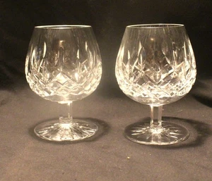 Waterford Crystal - Pair of Lismore Brandy Snifter Glasses - Picture 1 of 6