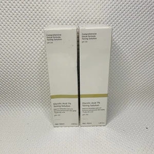 New 2 Pack Glycolic Acid 7% Toning Solution. 240ml 8.44 fl oz Exp. 04/27/2027 - Picture 1 of 4