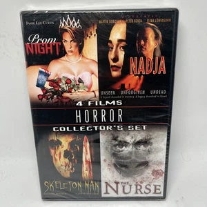 4 Films Horror Collector's Set: Prom Night, Nadja, Skeleton Man, The Nurse- DVD- - Picture 1 of 4