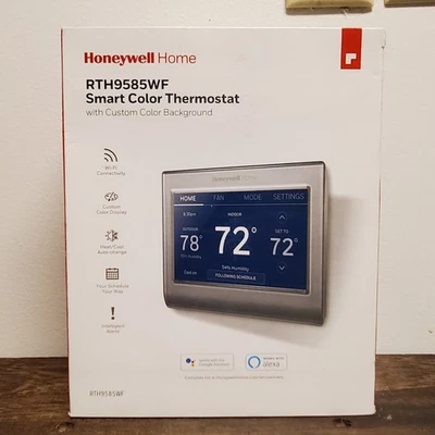 Honeywell Home RTH9585WF1004 Wi-Fi Smart Thermostat - Silver  - Image 1 of 4