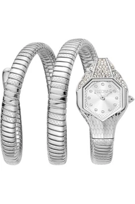 Just Cavalli Women's Signature Snake Glam Evo 7 Doppio 22mm Quartz Watch - Image 1 of 3