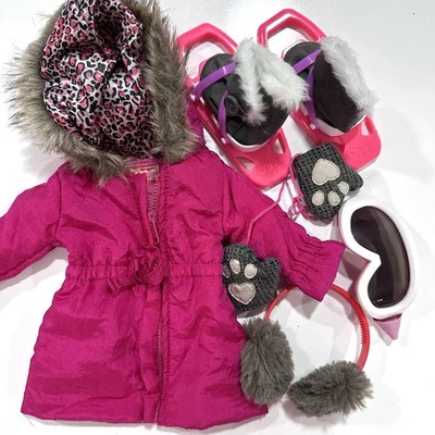 "Lote de accesorios de botas de esquí de invierno para muñeca de niña de 18"" Foto 1 de 4