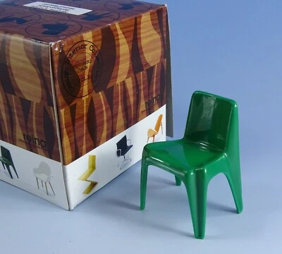 Silla miniatura Reina moderna MCM Dollhouse 1:12 silla Bofinger Helmut Batzner Foto 1 de 4
