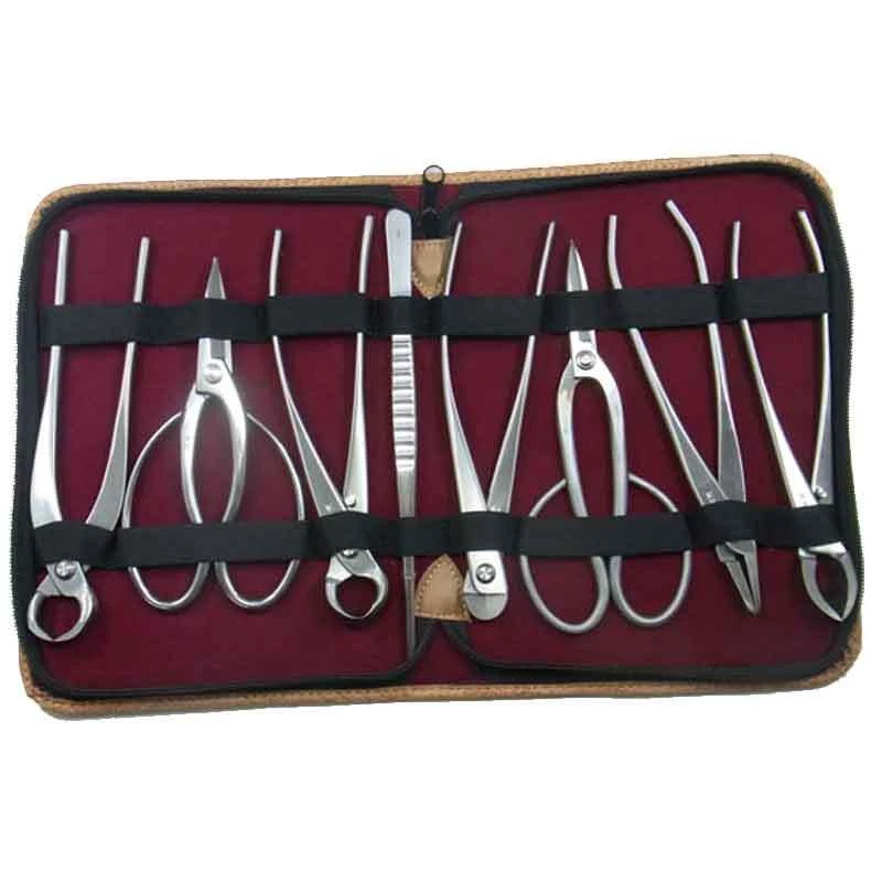 KANESHIN Bonsai Tools Stainless Steel 8pcs Set 177A Made in Japan