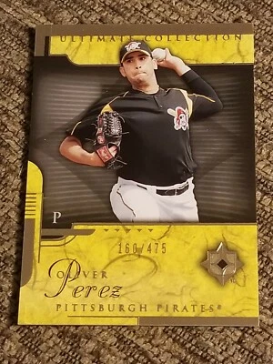 2005 Upper Deck Ultimate Collection Oliver Perez #76 Pittsburgh Pirates 160/475 - Image 1 of 2