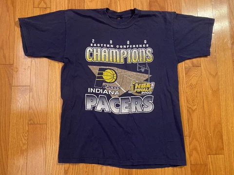 Vintage Indiana Pacers NBA Finals 2000 Shirt Size XL Cover