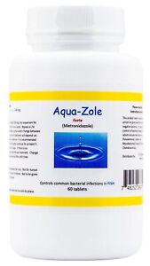 FOR FISH Aquariums & FISH Tanks Aqua-Zole 500MG / 60CT Made in USA