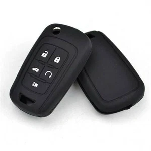 5 Buttons Silicone Flip Key Fob Cover Remote Case For Chevrolet Cruze Buick GM - Picture 1 of 4