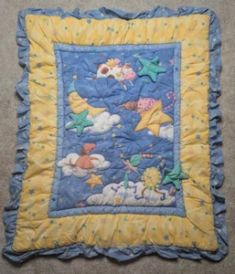 Kidsline Over The Moon Viv Eisner Hess Kinderreim 3D Bettdecke Babydecke - Bild 1 von 9