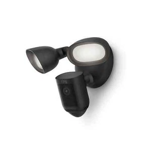 Floodlight Cam Pro with 2K Video and Ring Vision, 2 LED Lights, Dual Band Wi-... - Picture 1 of 6