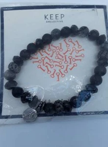 Keep Collective FAITH mantra beads stretch bracelet, seasonal/retired, nip! - Picture 1 of 4