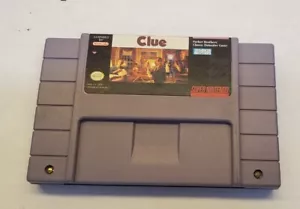 Gioco Clue SNES Super Nintendo - Autentico ~ TESTATO Funzionante - Foto 1 di 7