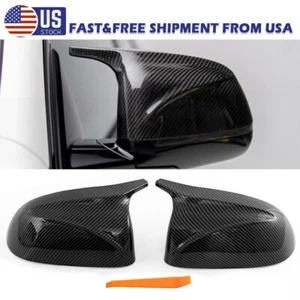 2X Tapa de cubierta de espejo lateral estilo M de fibra de carbono para BMW X3 X5 X4 X6 X7 G01 G03 G05 - Imagen 1 de 13
