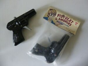 Jouet vintage pistolet métal à amorces 'Japan'