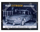 Historic Citroën Monte Carlo Rally winner, 1959 Advertising Postcard