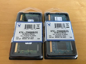 Kingstone 2GB Memory Module KTH-ZD8000B/2G - Set of 2 - Picture 1 of 2