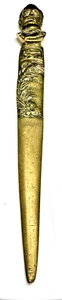 ABRIDOR DE CARTAS DE COLECCIÓN BELLEZA (DORADO) 10,4" DE LOUIS PASTEUR c1900 Bueno - Imagen 1 de 4