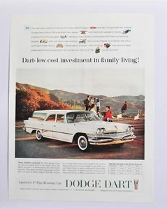 Anuncio de coche grande - Dodge Dart Station Wagon 1960 (póster impreso anuncio) - Imagen 1 de 1