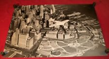 Time Flies aircraft flying over city plane photo print Poster 24" x 34" new 