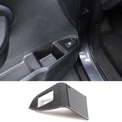 Fit For Honda Pilot 2015-22 Carbon Car Fuel Tank Lid Button Frame Decorate Trim - Image 1 of 4