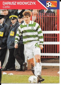 Grandstand Scottish Footballers Dariusz Wdowczyk Glasgow Celtic 