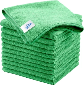 Microfiber Cleaning Cloths, All-Purpose Microfiber Towels, Streak Free Cleaning - Picture 1 of 12