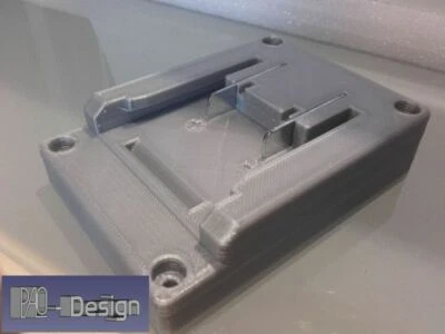 Adapter für Einhell X-Change Akku 18V / 14,4V Ladeschale Akkuhalter Grau