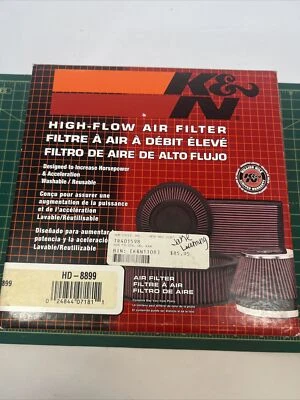 K&N High Flow Air Filter HD-8899 Road King Harley Davidson NOS New. - Image 1 of 3
