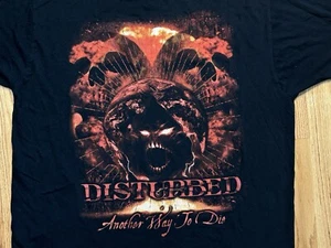 Disturbed Another Way To Die Black Men's T-Shirt Heavy Metal Band 2XL Tee - Picture 1 of 6