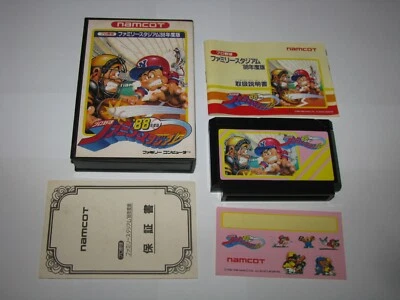 Pro Yakyuu Family Stadium 88 Nendoban Famicom NES Japan import box CIB US Seller - Image 1 of 4