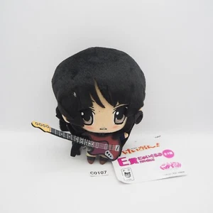 K-On! C0107 Mio Akiyama Banpresto 2009 Premio Peluche 6" Peluche TAG Juguete Muñeca Japón - Imagen 1 de 8