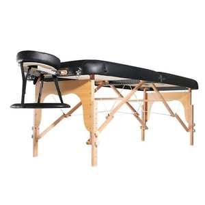 Heavy Duty Folding Massage Table 30" Wide 8-Level Height Adjustable 750LBS - Picture 1 of 11
