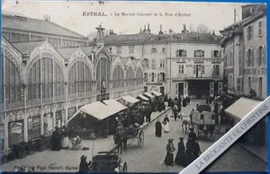 Nr. 31 CPA D'EPINAL Der überdachte Markt die Rue d'Arches geschrieben von 1906 Vogesen - Bild 1 von 2