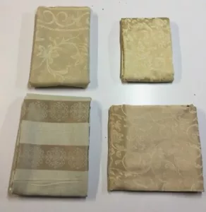 SOFT FURNISHING DAMASK POLY/COTTON FABRIC REMNANTS : BMR01 - Foto 1 di 16