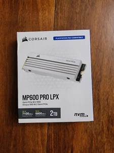 Corsair MP600 PRO LPX M.2 2000 GB PCI Express 4.0 3D TLC NAND NVMe - White - Picture 1 of 2