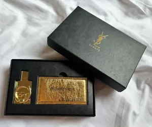 Yves Saint Laurent Perfume Shaped Smartphone Ring & Compact Mirror Set Novelty - Picture 1 of 8