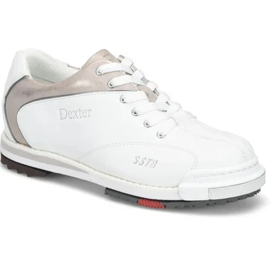 Dexter SST 8 Pro White/Champagne Women's Bowling Shoes - Image 1 of 4