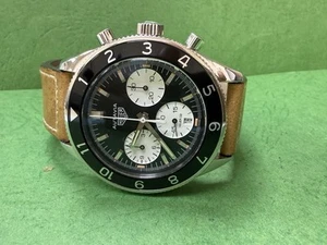 Auth. HEUER WATCH AUTAVIA HERITAGE CALIBER HEUER 02 CHRONOGRAPH CBE2110 HKL2300 - Picture 1 of 20