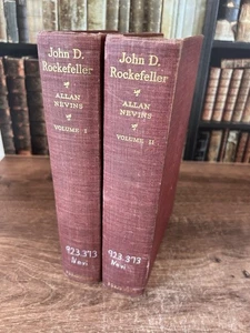 John D. Rockefeller Band 1 + 2 1940 Hardcover, 1. Auflage, von Allan Nevins - Bild 1 von 8