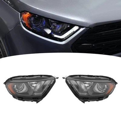 Halogen Headlight For 2018-2022 Ford EcoSport SE/SES/Titanium Headlamps Pair Set Foto 1 de 4
