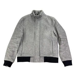 Dior Homme Y2K vintage AW08 Melton jacket wool blend zip up men's high neck coat - Picture 1 of 11